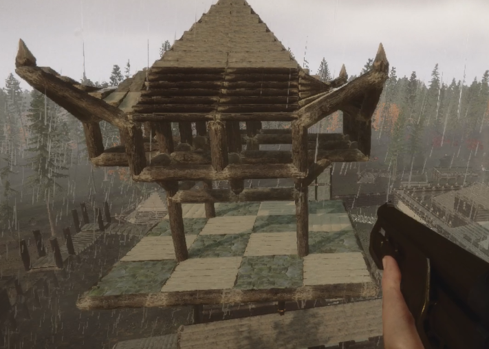 Chinese ancient style pavilion